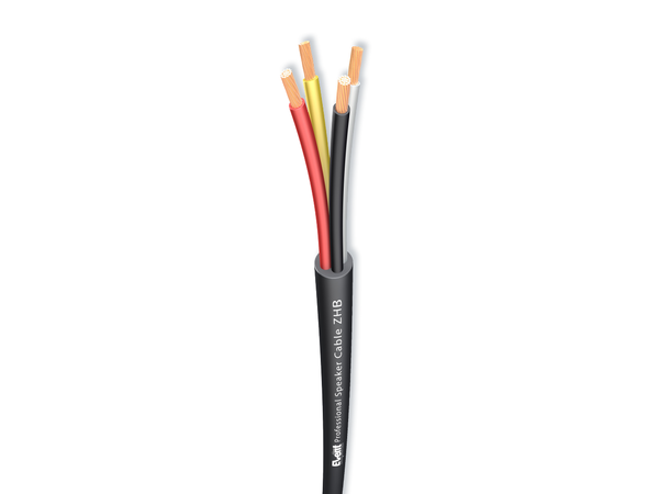 Høyttalerkabel 2x1,5mm2 Event® LSZH Ø=6,0mm B2ca Sort 500mT 