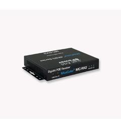JustAddPower MaxColor™ 2 4K60Hz Dekoder 36bit, med SFP, USB-C og ARC, Purelink