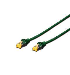 Patch kat6a S/FTP HF Grønn 10m