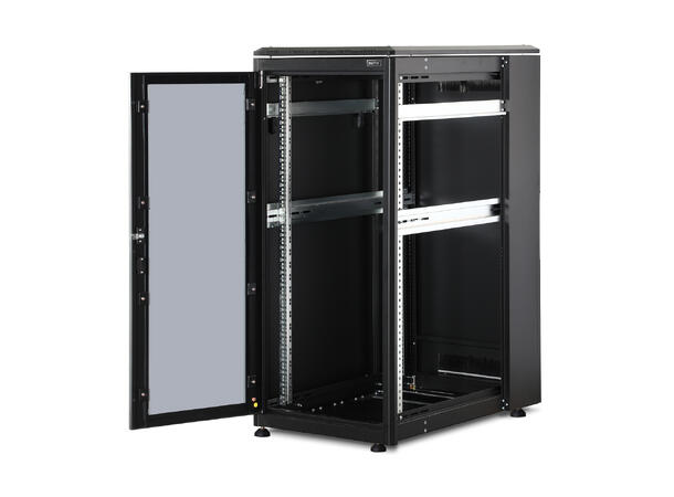 26U Gulvskap,Unique 1342x600x1000mm Digitus, sort, 800kg 