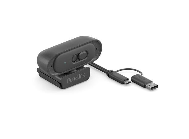 2K Quad HD Web Camera, PureLink Crystal-Clear Video and Audio Quality 