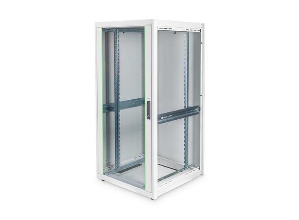 32U Gulvskap,Basic 1590x800x800mm Digitus, grå, 600kg 