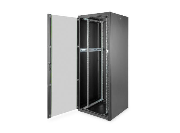 42U Gulvskap,Basic 2040x800x800mm Digitus, sort, 600kg 