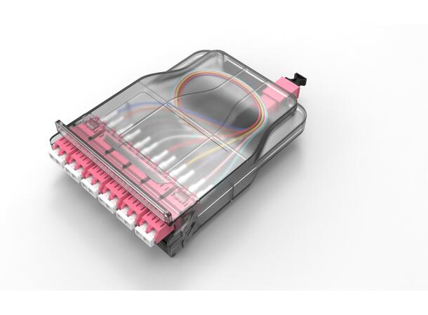 Jotec MPO Kassette OM4 12xLC SlimLine, Pol.A 1xMPO konnektor 