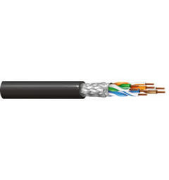 Kat5e Industri, 4par, SF/UTP, FRNC Belden 74001NH, AWG24/1, Sort, 305mT