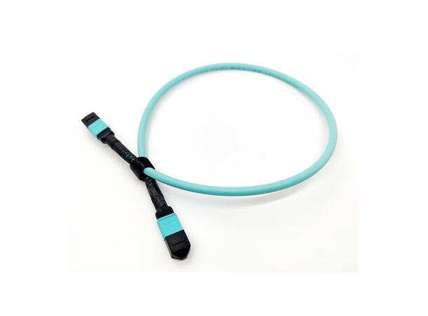 MPO kabel OM3 Female - female 1m Type A, LSZH, G12 