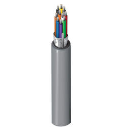 Signalkabel 10leder skjermet, PVC Belden 9540, AWG24, Grå, U305m