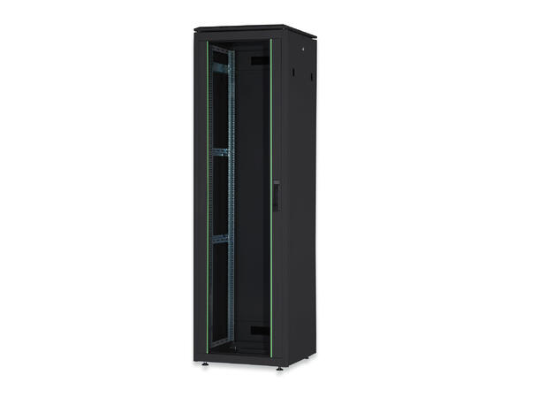 47U Gulvskap,Unique 2276x600x600mm Digitus, Sort, 800kg 