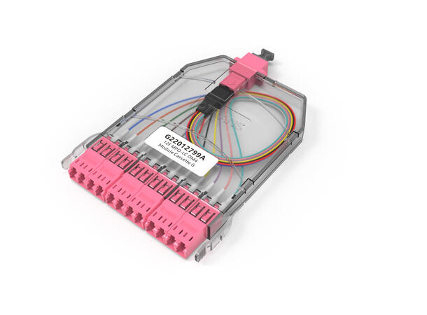 Jotec MTP Kassett UltraSlim OM4 12xLC Pol.U, 1xMTP konnektor, Elite, Usconec 