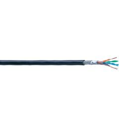 Kat5e Industri, 4par, SF/UTP, PUR Belden 74001PU, AWG24/1, Sort, 500mT