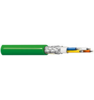 Kat5e Profinet SF/UTP, AWG22, Quad, PVC Belden 70006E, 2 par solid, 305mT