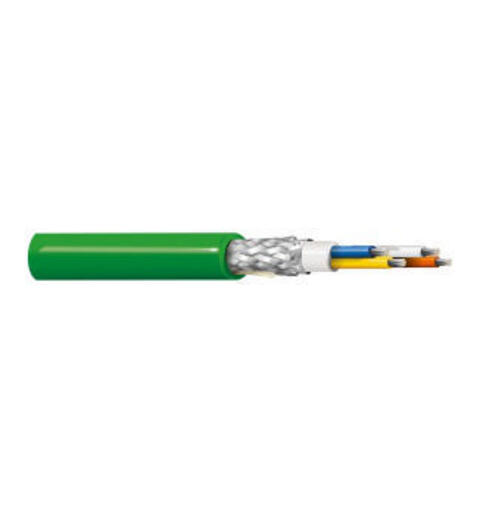 Kat5e Profinet SF/UTP, AWG22, Quad, PVC Belden 70006E, 2 par solid, 305mT