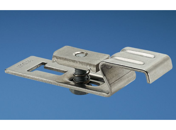Pan-Steel® Cable Cleat Bracket UC Series C- profil stag, 316L SS, pk à 5stk 