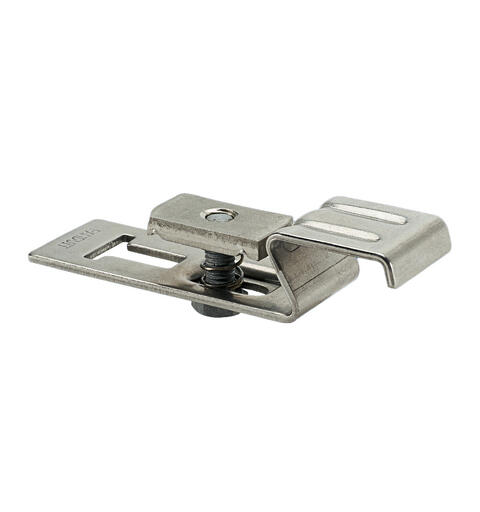 Pan-Steel® Cable Cleat Bracket UC Series C- profil stag, 316L SS, pk à 5stk