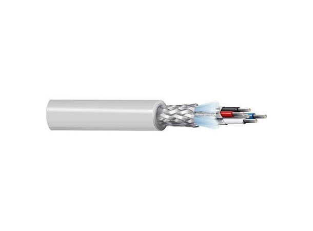 Device Bus, 2 x AWG15 +2 x AWG18, PVC Belden 3082A, UV/oljeres, Grå, 305mT