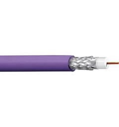 Videokoaks RG-7 6Hz 75 Ohm AWG16 HF Belden Ø=8,13mm LSZH Lilla, 500mT