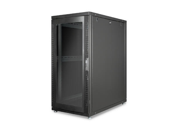 26U serverskap Unique 1340x600x1000mm Digitus, Grå, 1000kg 