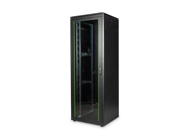 47U Gulvskap,Unique 2276x800x800mm Digitus, sort, 800kg 