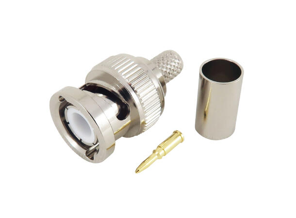 BNC han 50 ohm for RG58