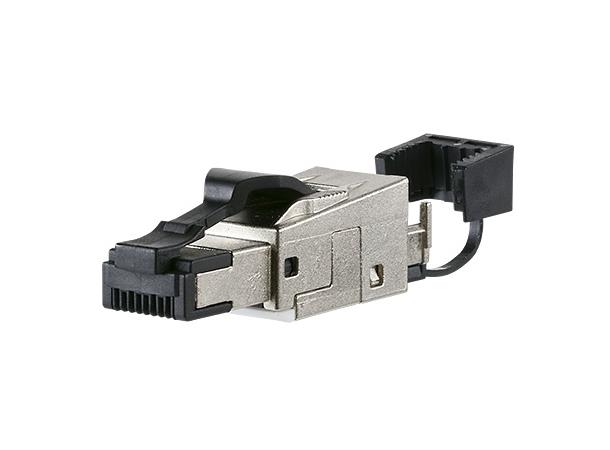 RJ45 han Kat6A PRO feltterminerbar Skjermet, IP20 