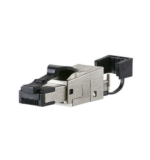 RJ45 han kat6a PRO feltterminerbar Skjermet, IP20