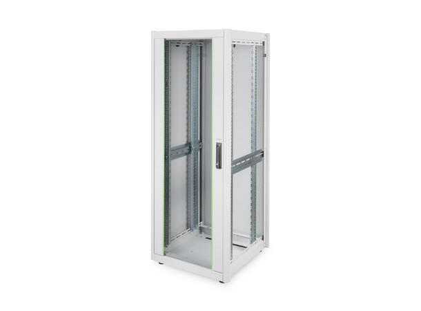 32U Gulvskap,Basic 1590x600x600mm Digitus, grå, 600kg 