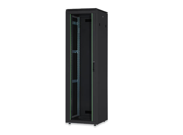 42U Gulvskap,Unique 2053x600x600mm Digitus, sort, 800kg 