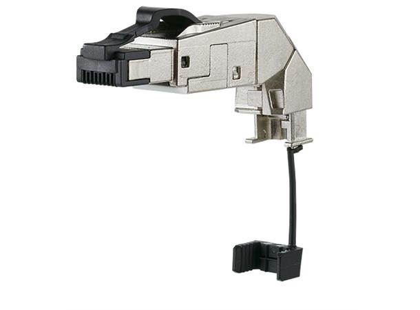 RJ45 han Kat6A PRO 360° feltterminerbar Skjermet, IP20 