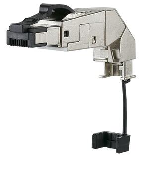 RJ45 han kat6a PRO 360° feltterminerbar Skjermet, IP20