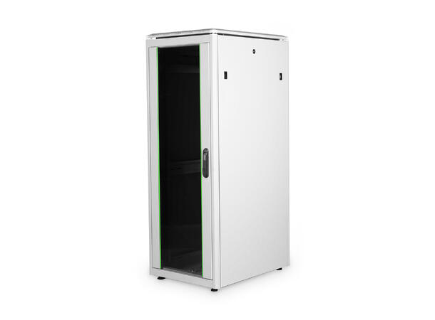 32U Gulvskap,Unique 1609x600x800mm Digitus, grå, 800kg 