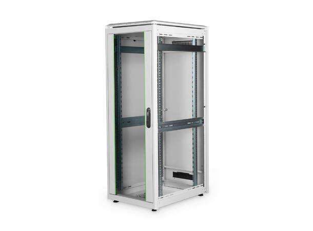 32U Gulvskap,Unique 1609x600x800mm Digitus, grå, 800kg 