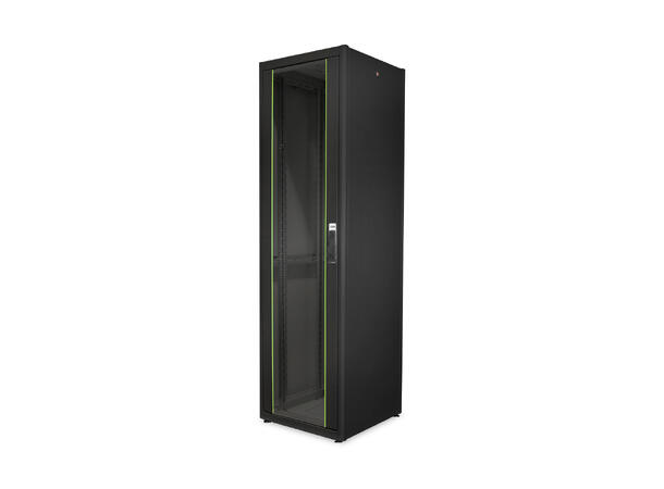 42U Gulvskap,Basic 2040x600x600mm Digitus, sort, 600kg 