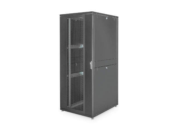 42U serverskap Unique 2050x800x1000mm Digitus, Sort, 1000kg 