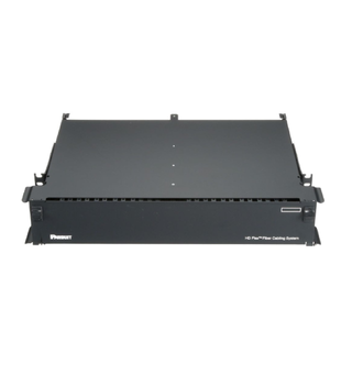 HD Flex™ Fiber Enclosure is 2 RU, Black Panduit