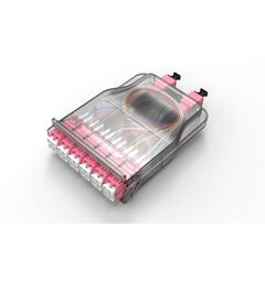 Jotec MPO Kassette OM4 24xLC SlimLine, Pol.AF 2xMPO konnektor