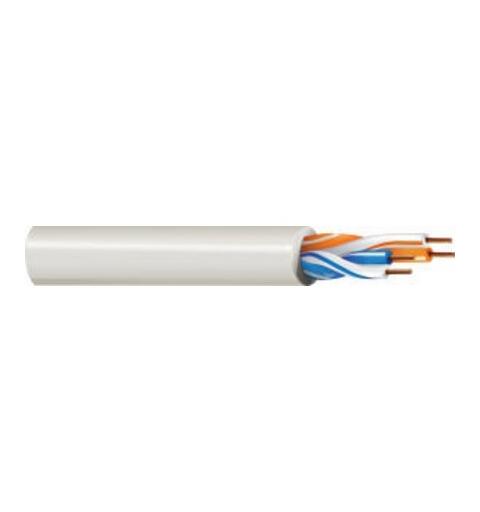 LonWorks L4 2par skjermet, LSZH Belden 7704NH, AWG22, Hvit, 305mT