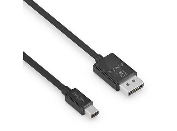Mini DisplayPort til DisplayPort sort 3m PureLink, Premium 4K iSeries 