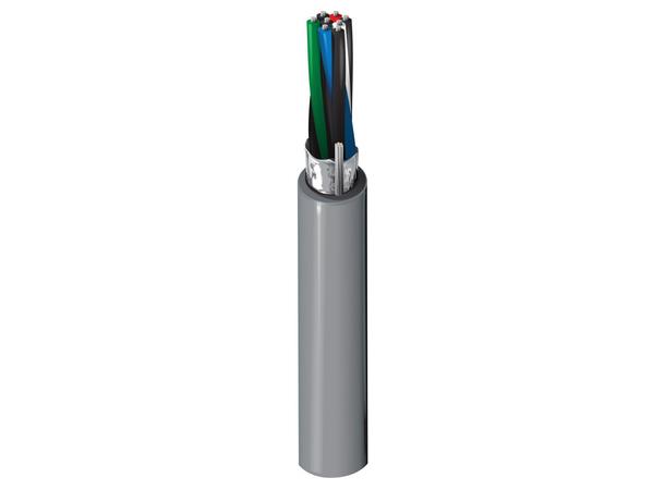 Signalkabel 4par skjermet, PVC Belden 9504 AWG24, Grå, U305m 