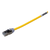 Patch kat6a F/UTP HF Gul 1.5m, AWG28 Panduit Miniatyrpatch 