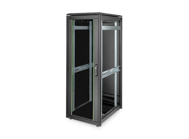 32U Gulvskap,Unique 1609x600x800mm Digitus, sort, 800kg 