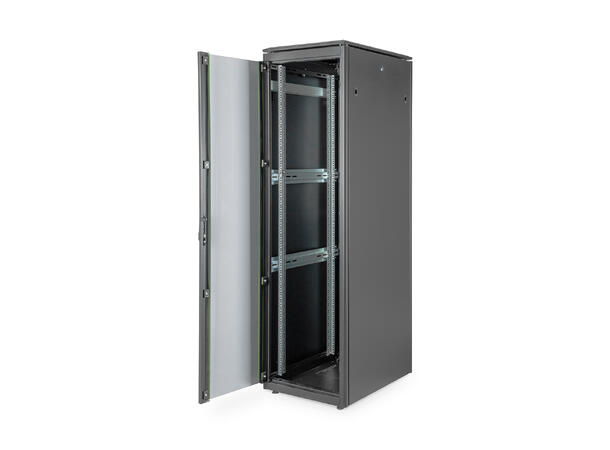 42U Gulvskap,Unique 2053x600x800mm Digitus, sort, 800kg 
