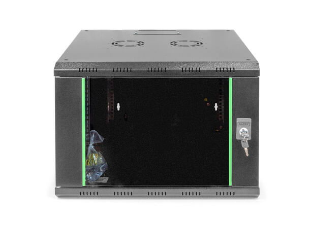 7U Veggskap Unique 420x600x600mm Digitus, Sort, 100kg 