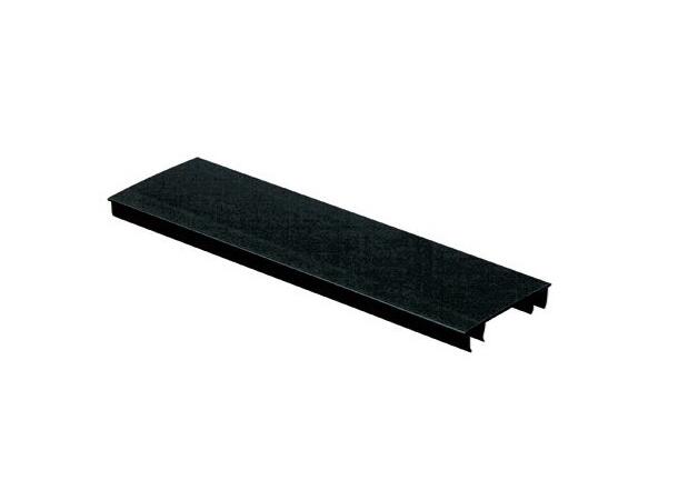 FiberRunner 2x2" Lokk, Sort Panduit 