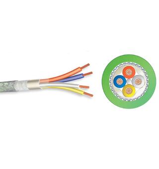 Profinet Type C 4core AWG22/7 Chain FRPUR, 3mill cycles, Grønn