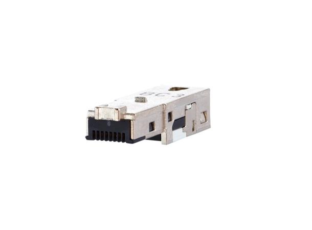 RJ45 han/innmat Metz-kontakt V1/V4 