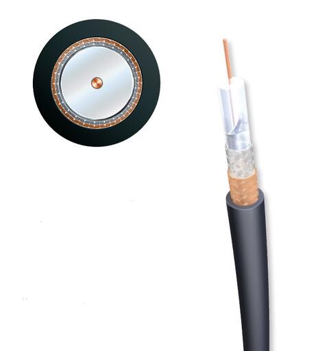 Armada RG6A/U MIL-C-17F 75ohm LSZH HFFR/LSZH, Coax, SHF1, Sort