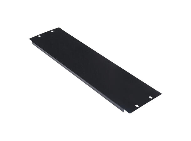Blindpanel 3U metall sort 