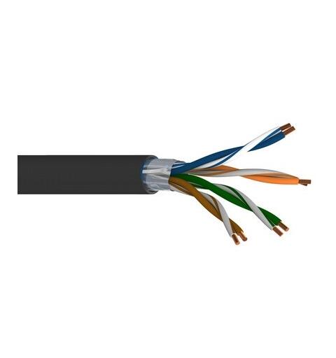 Kat5e Industri 4par F/UTP PVC Belden 7929A, AWG24/1, Sort 305mT