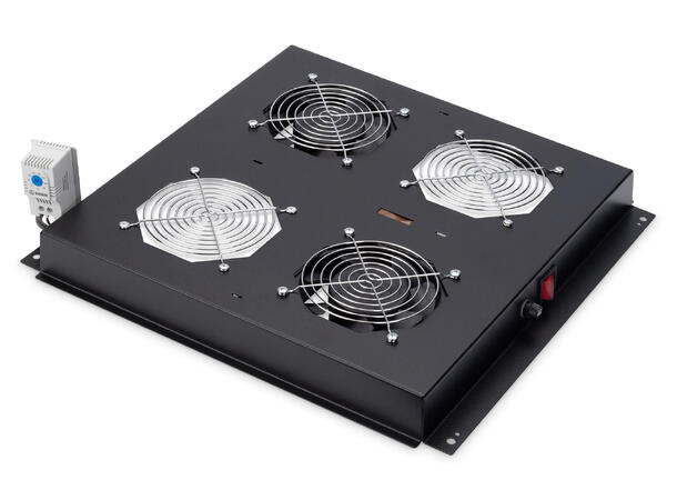 Takvifter for DYNAmic Basic dataskap 2 vifter m/termostat sort 