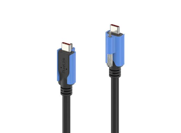 USB-C Tru-Lock-System-Clip, Blå PureLink Locking clip 